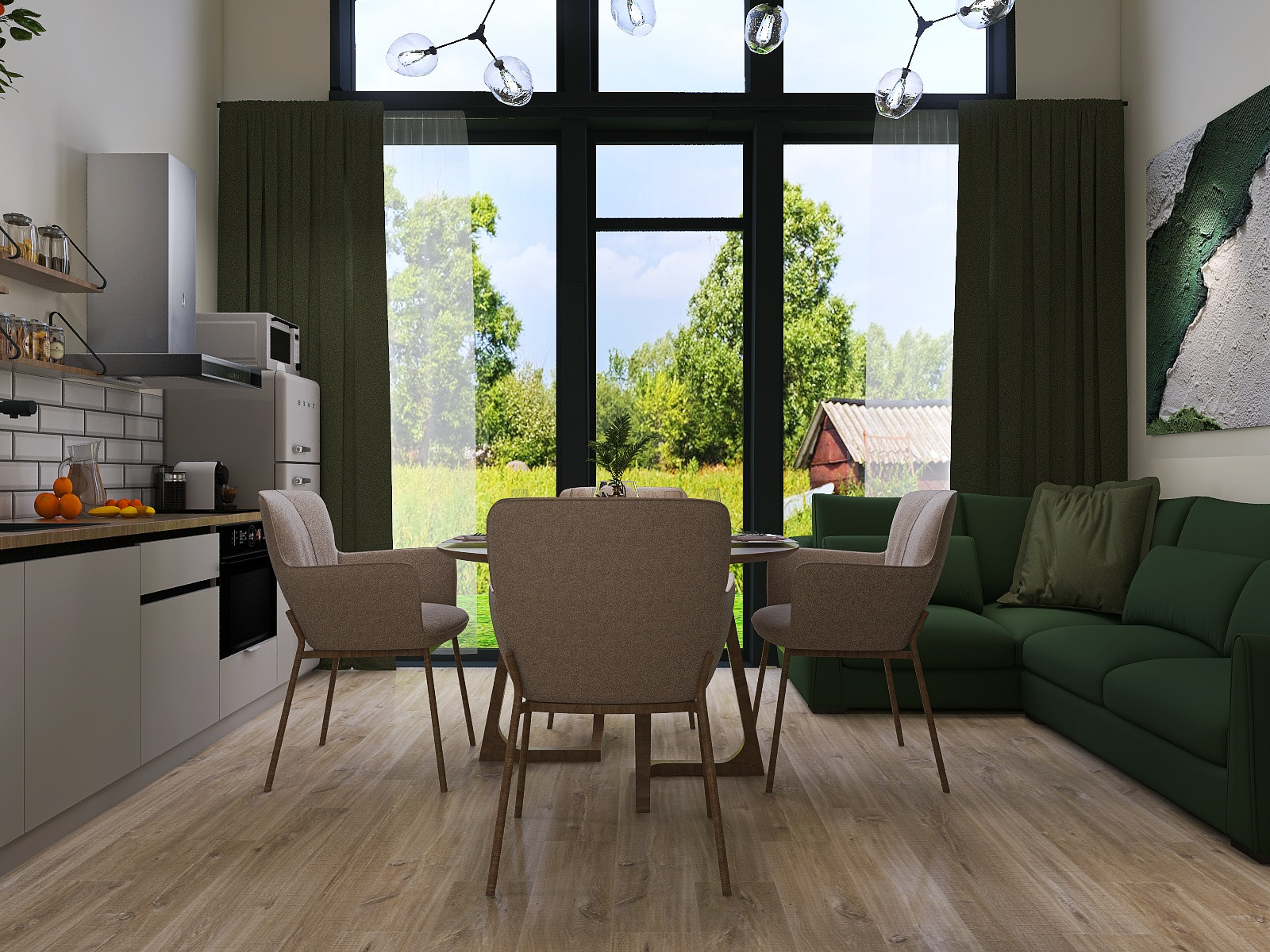 Г. САРАТОВ, 59 КВ.М.ЗАГОРОДНЫЙ ДОМ В СТИЛЕ БАРНХАУС