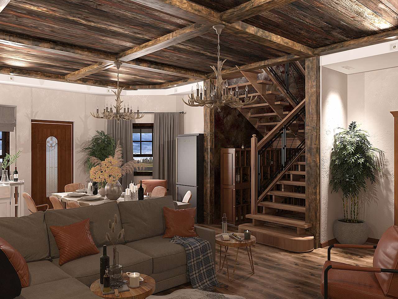 Обложка проекта: Коттедж. Шале на Волге