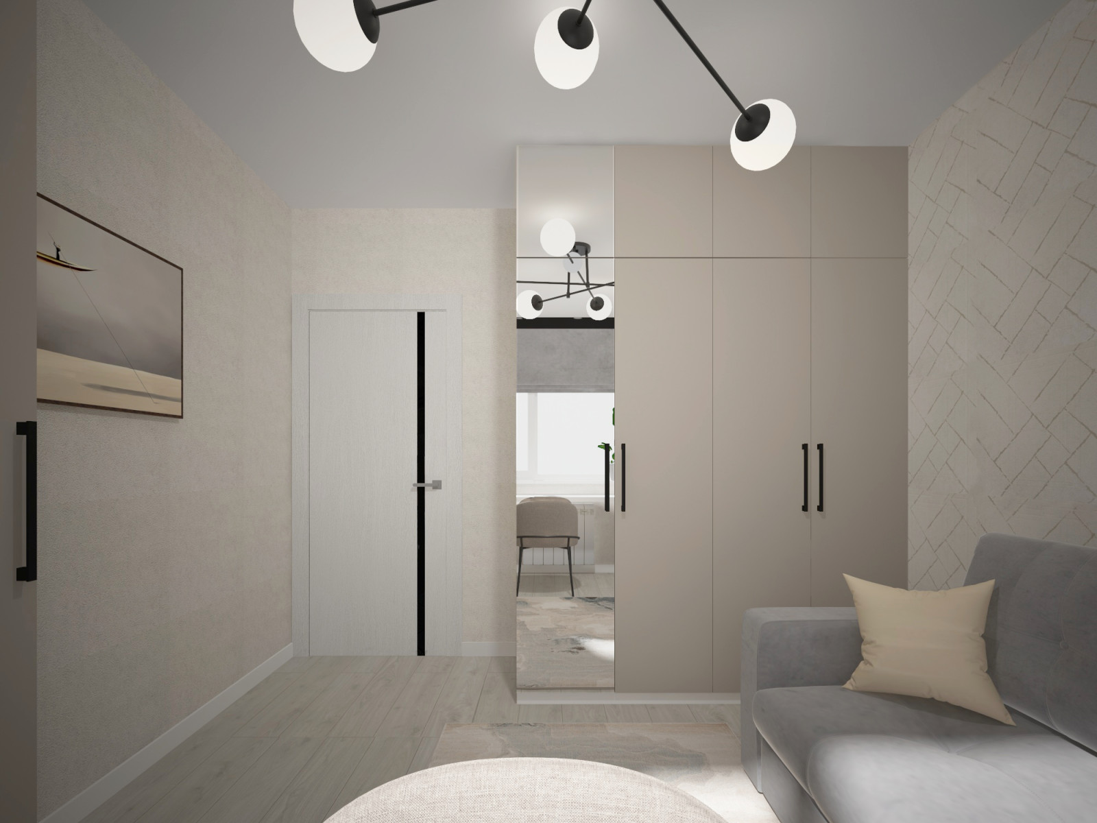 Современная квартира под сдачу в аренду.