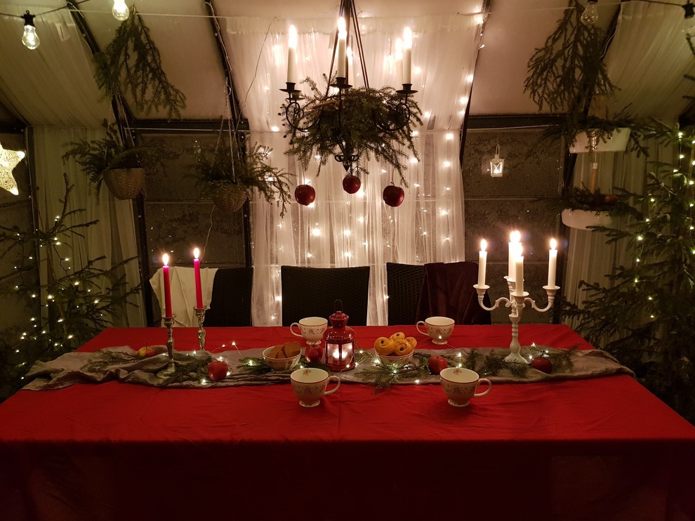 Houzz Швеция: Оранжерея, где отмечают праздники... даже в −26°С