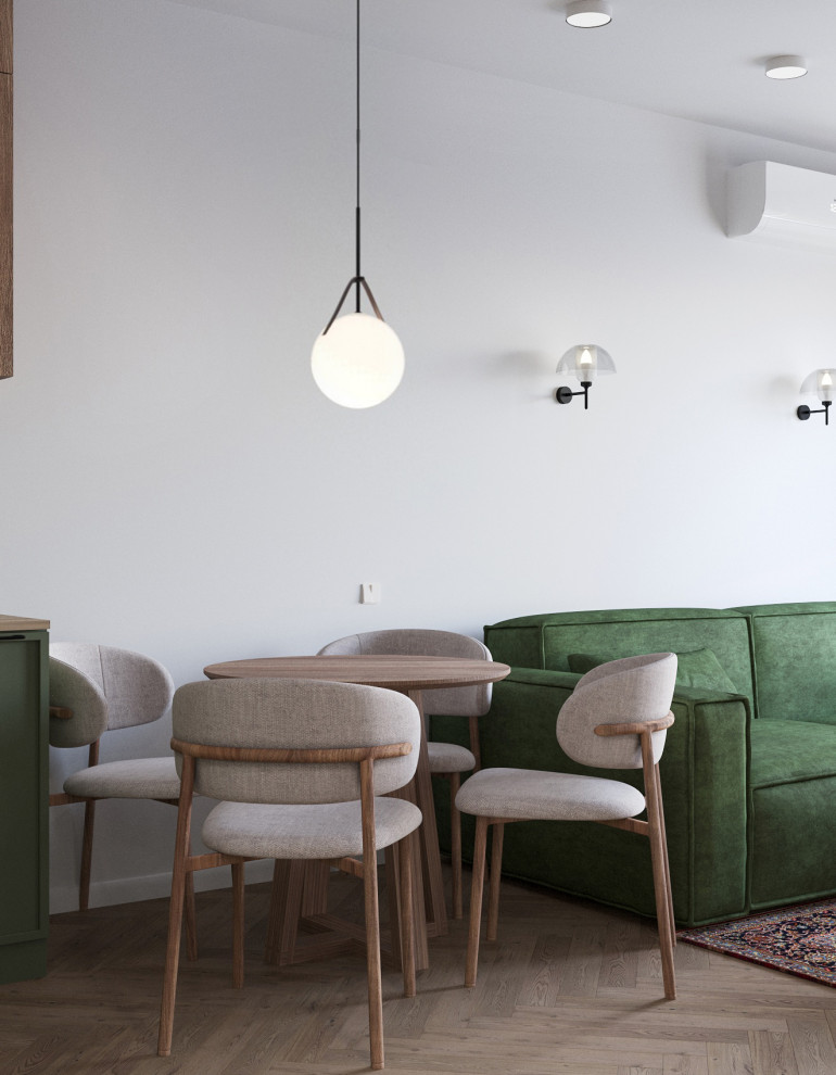 Яркие акценты и универсальная детская: интерьер для молодой семьи с дочкой