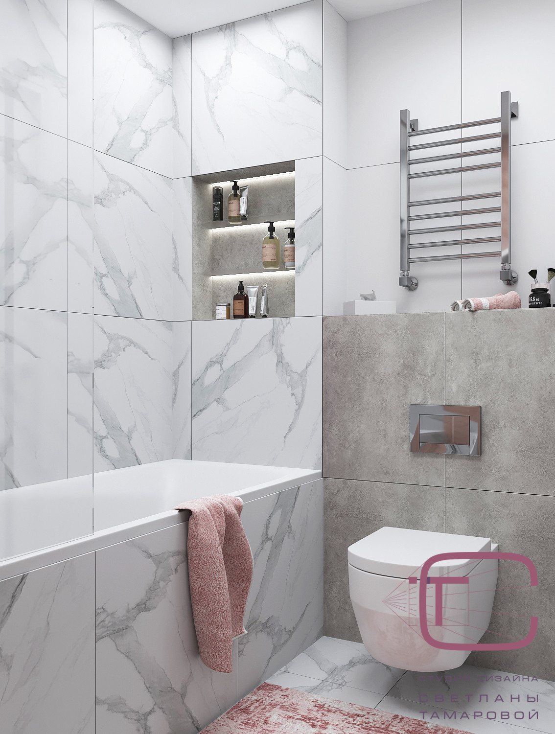 Дизайн интерьера квартиры по ул. Циолковского