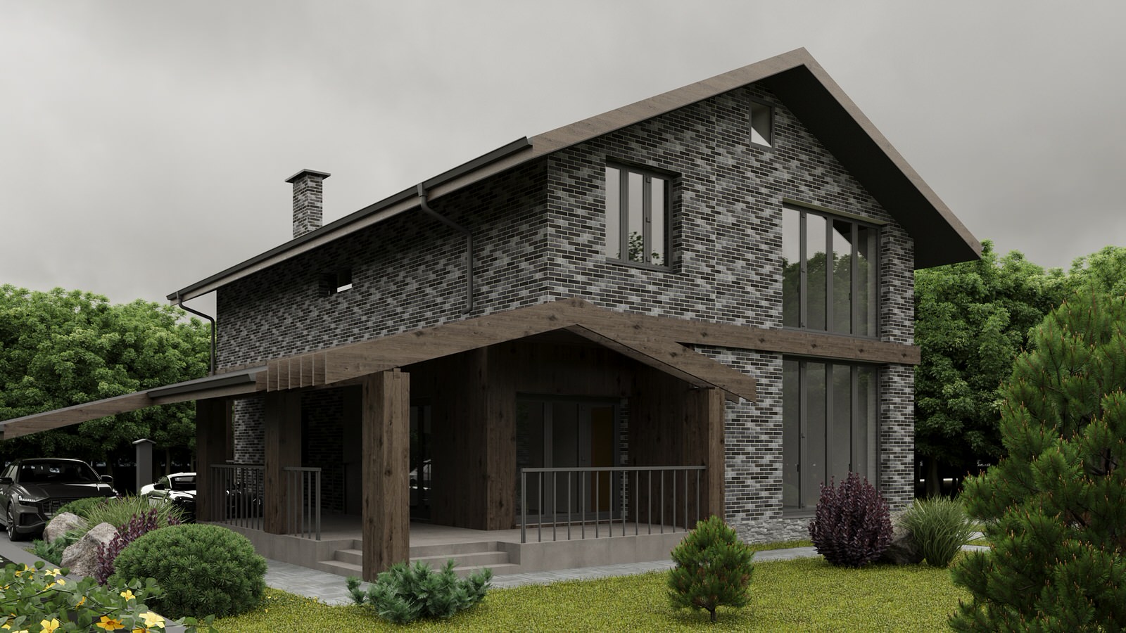 2-этажный дом со вторым светом