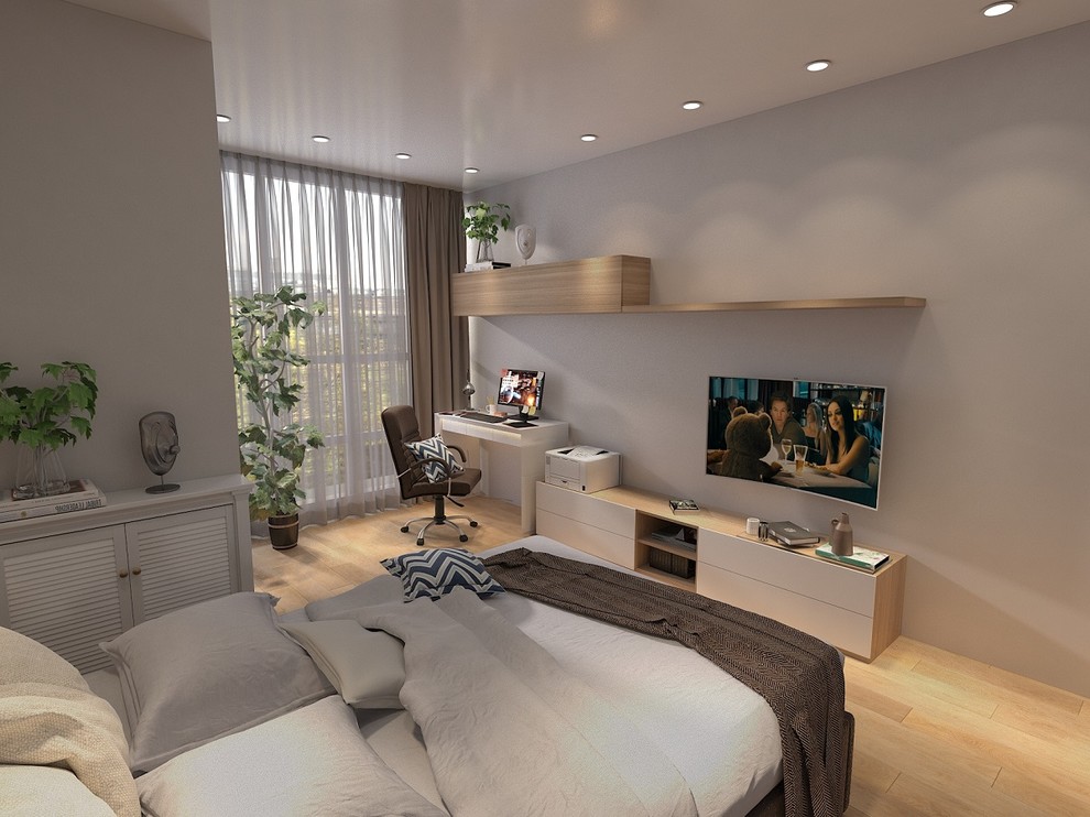 Белый и коричневый