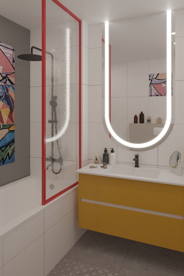 Яркая студия для девушки