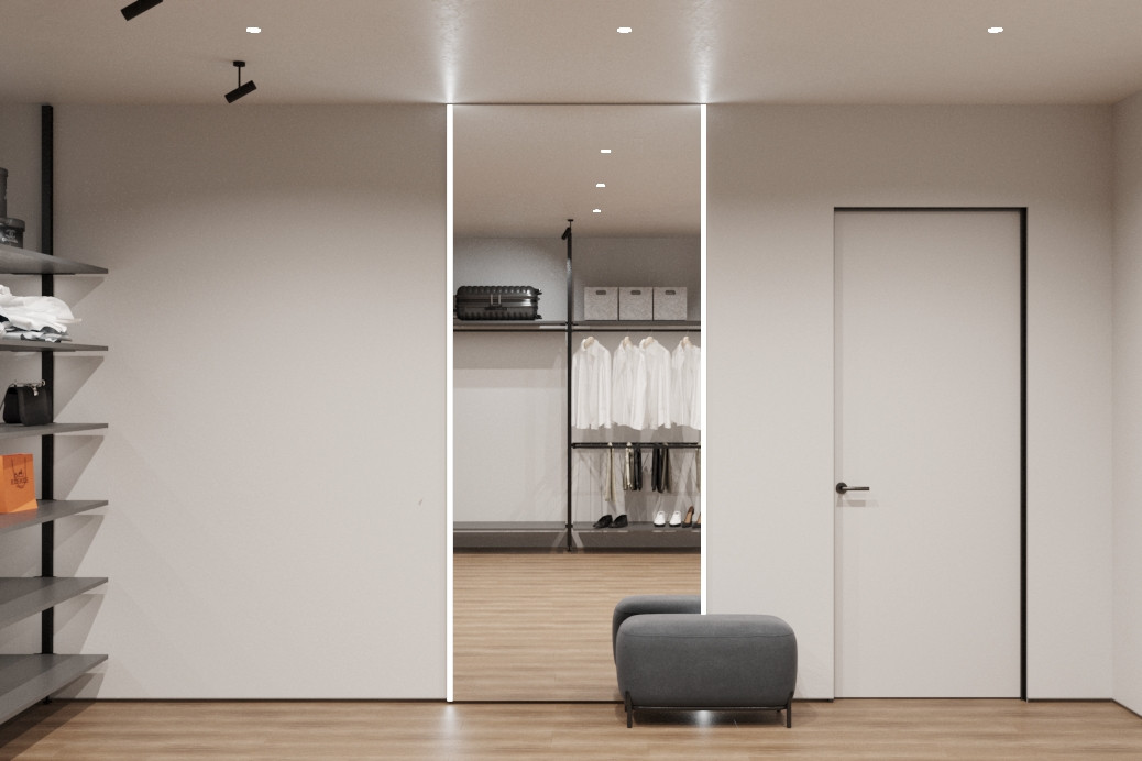 Дом ДНТ "Удача". Гардеробная