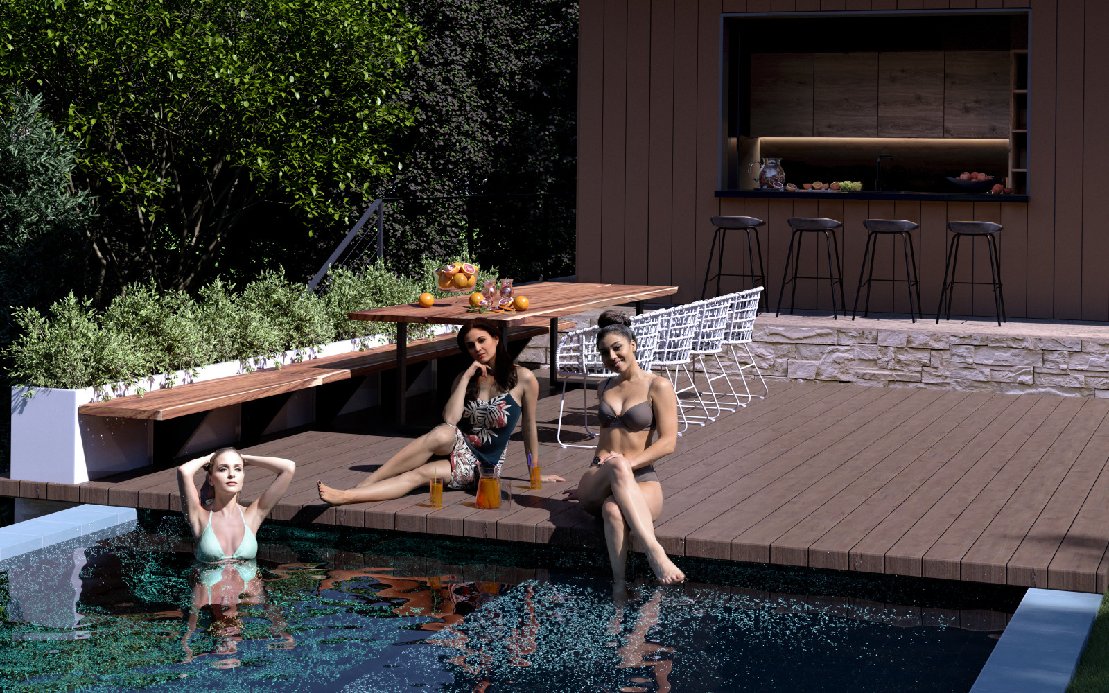 интерьер загородного дома