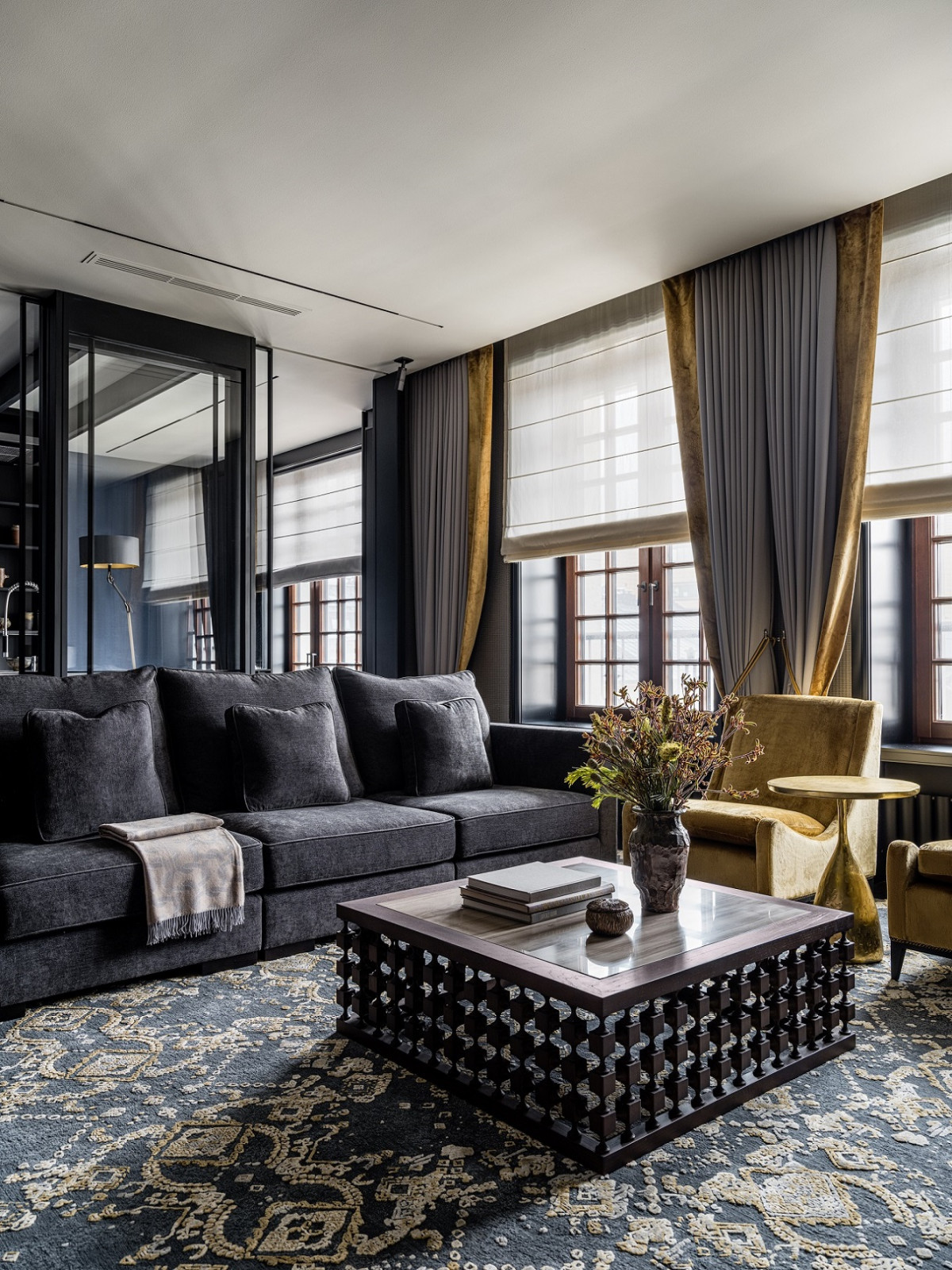 Квартира в стилистике брутализма