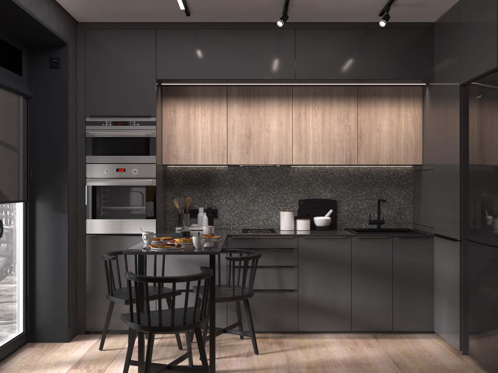 Квартира 80 кв.м. г. Калининград Кухня