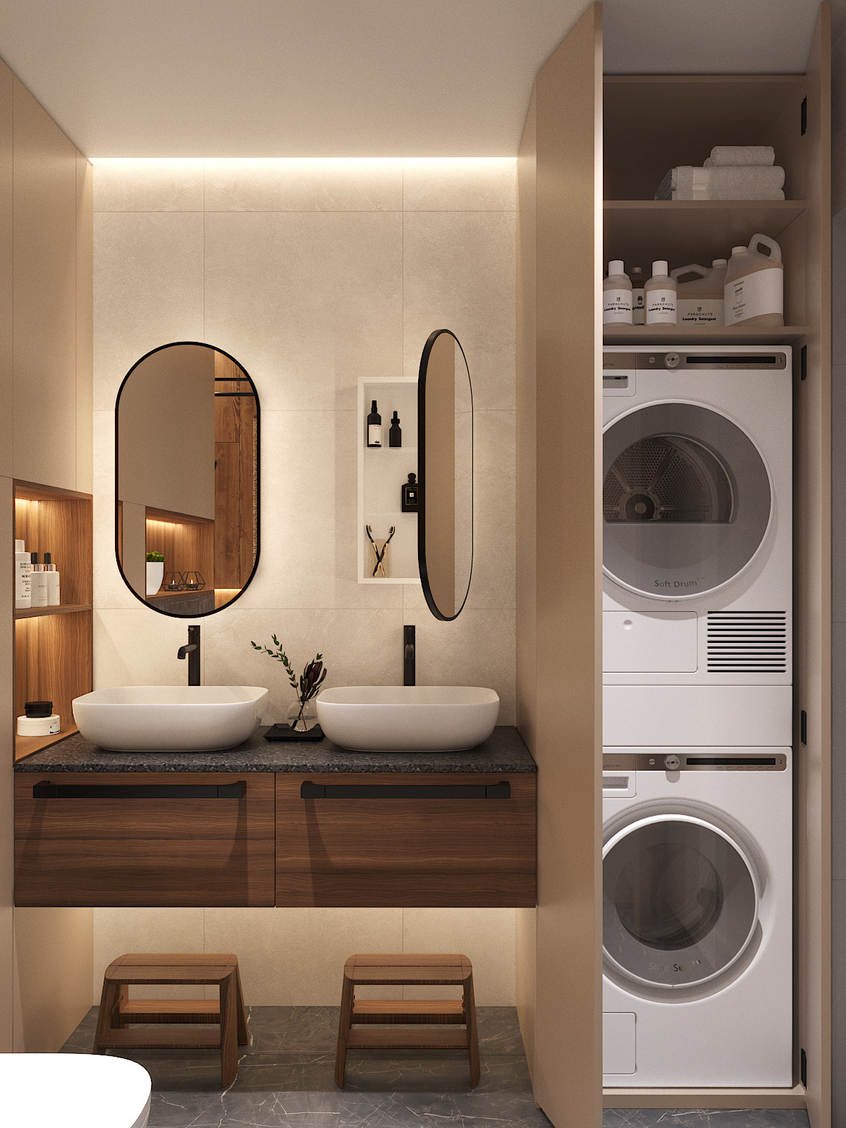 Дизайн-проект дома, площадью 110 м2 в г. Новосибирск. Кольцово