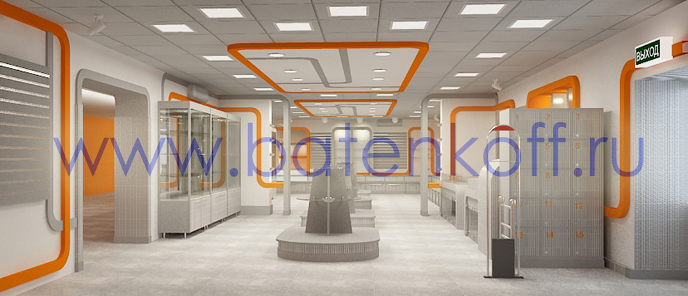 Дизайн интерьеров магазина ЭОЛИС в г.Екатеринбурге