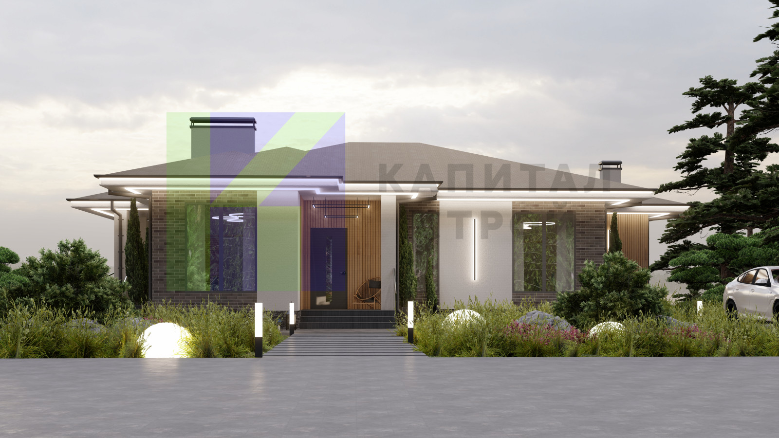 Обложка проекта: Загородный дом КС6-113,5м