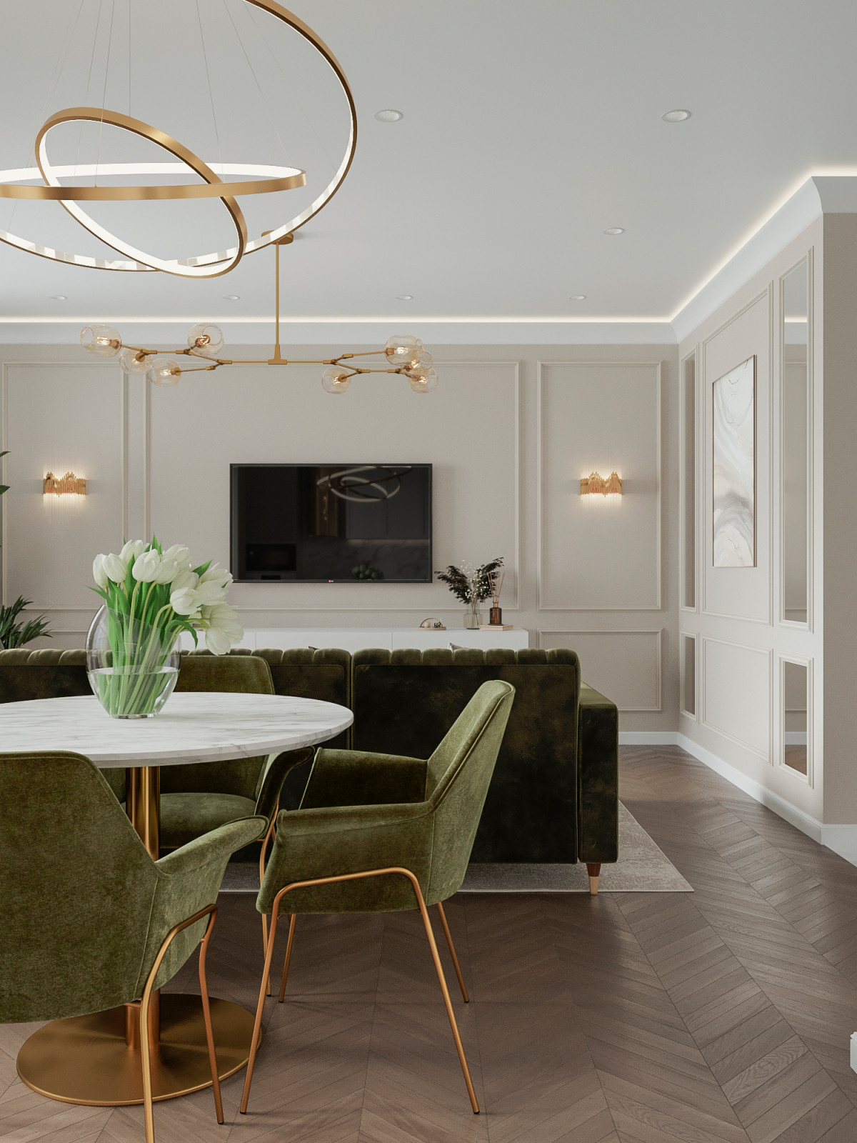 Дизайн проект однокомнатной квартиры в г.Оренбург, жк "Новая высота"