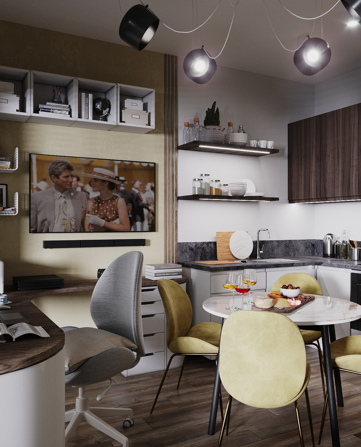 в центре Москвы маленькая, но очень уютная