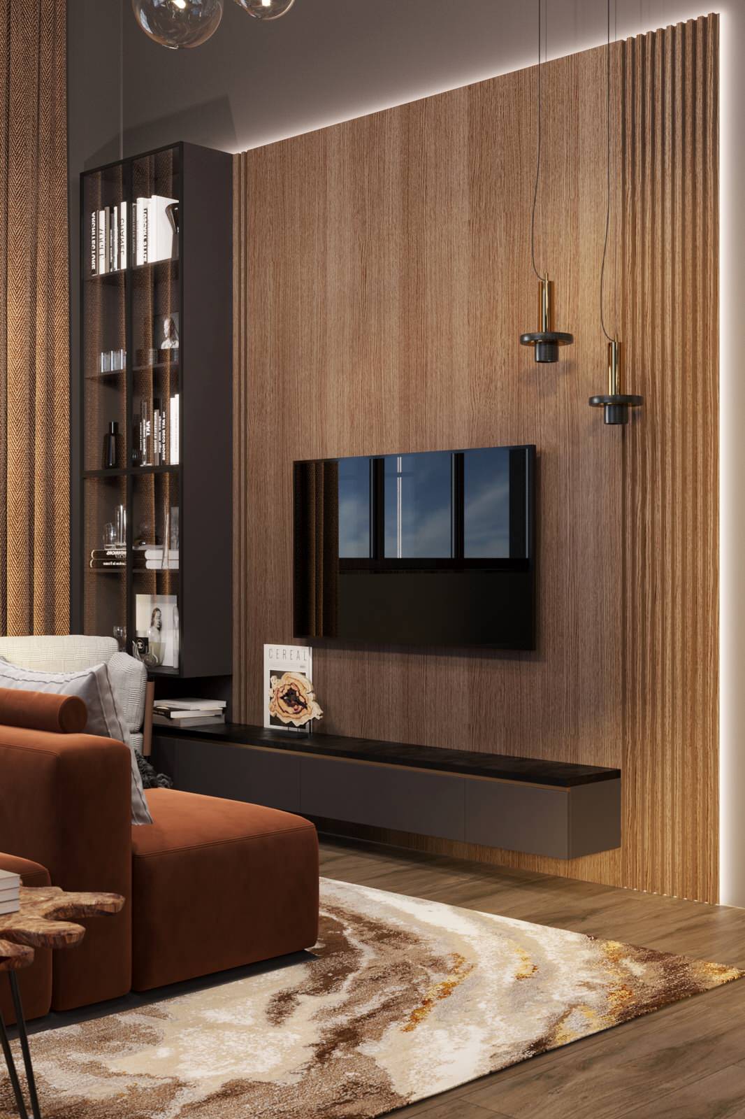 Трехэтажный дом для семьи