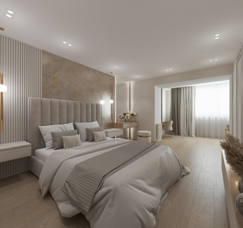 Дизайн-проект для молодой семейной пары.