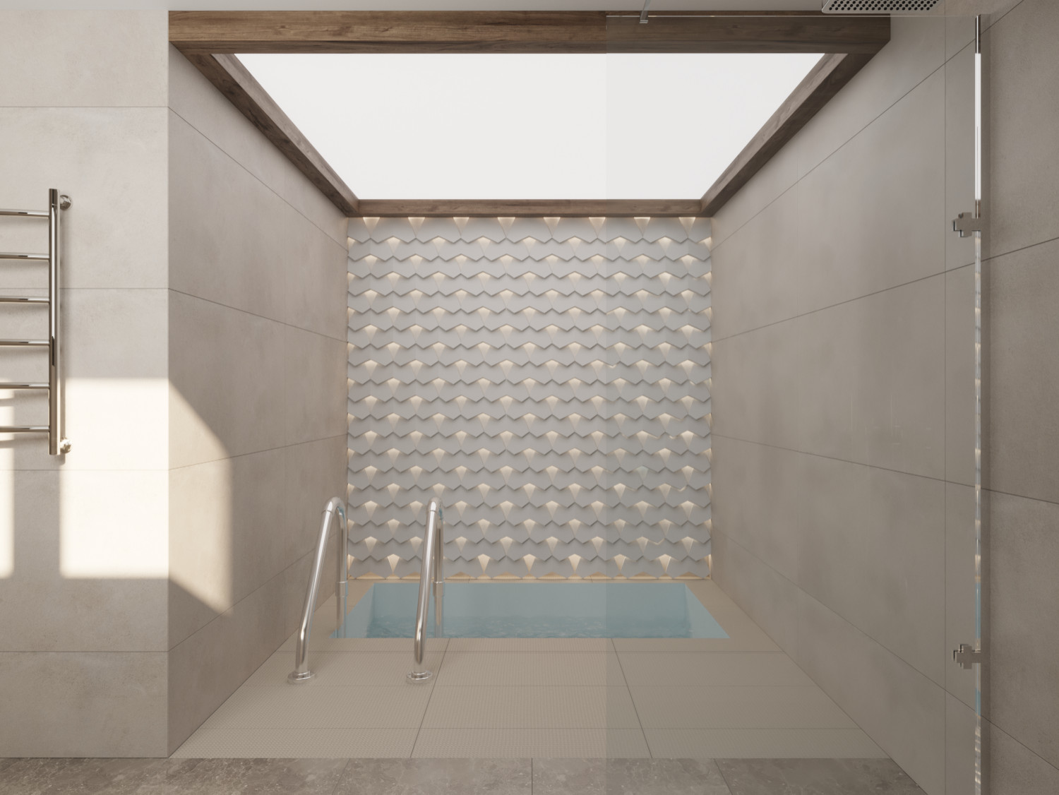 Банный комплекс в частном доме.