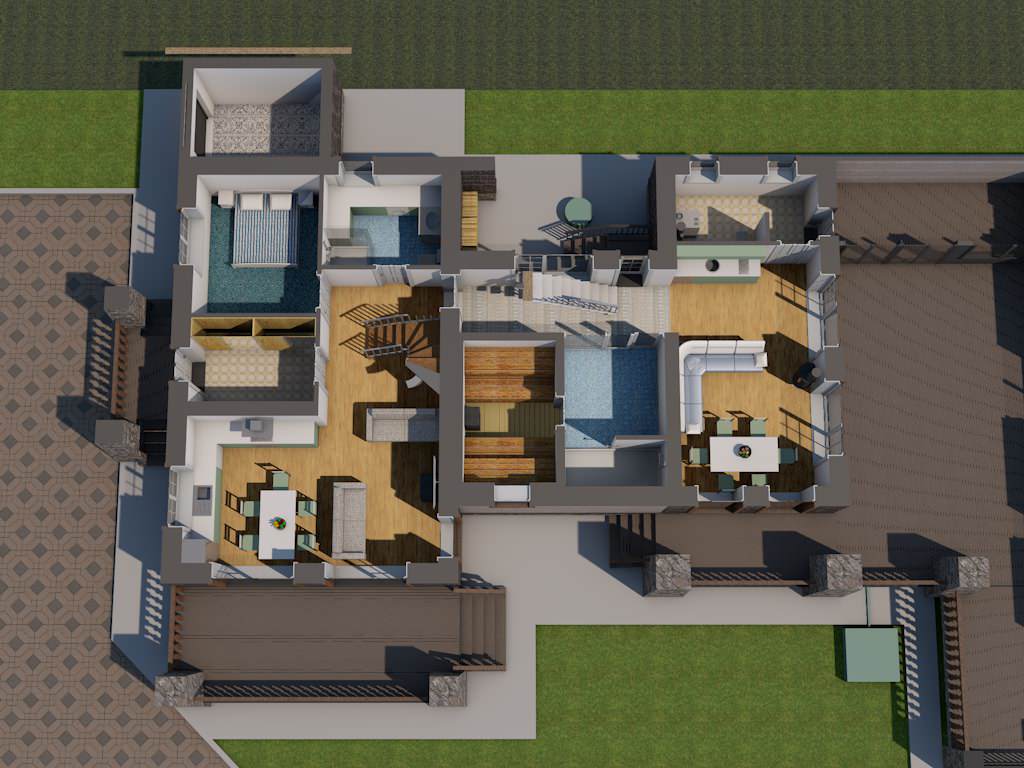 23-023-1 Гостевой дом - баня общей площадью 300 м2