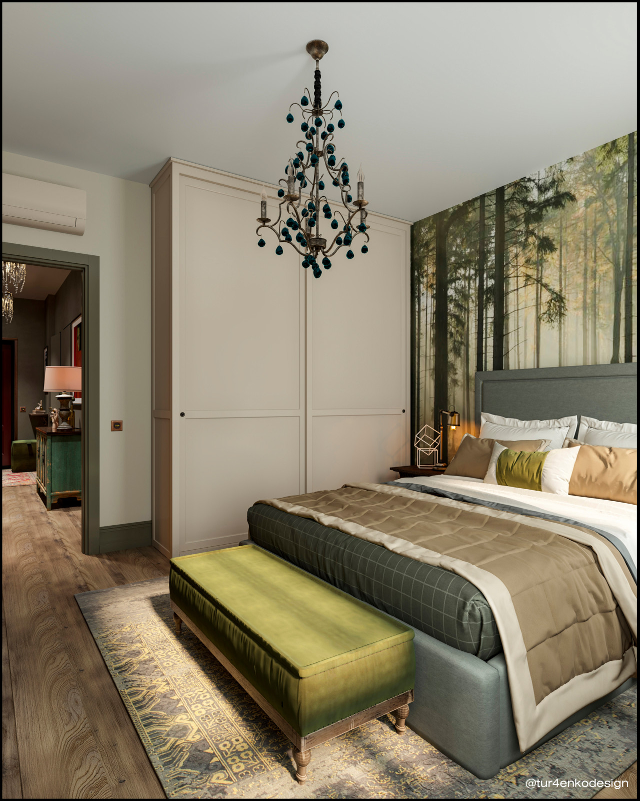 Дизайн 4хкомнатной квартиры в ЖК "Вестердам"