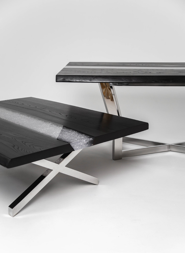 Стол-река из черного ясеня Black Diamond