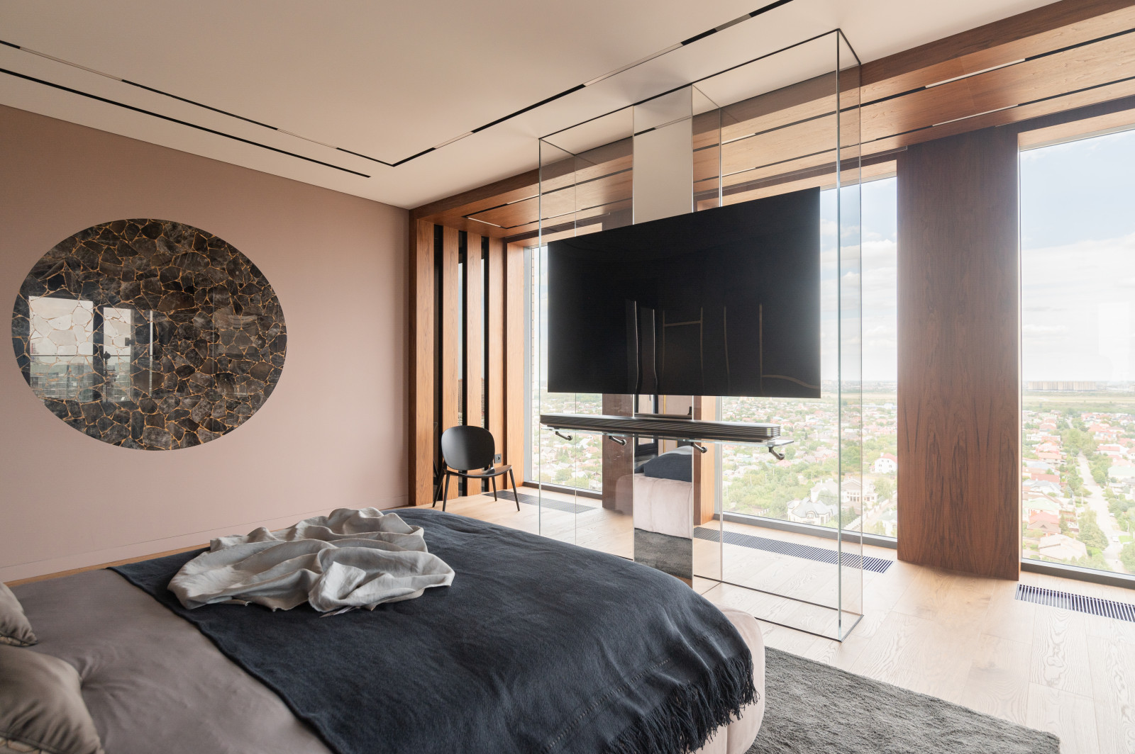 Пентхаус (современный) - мастер спальня