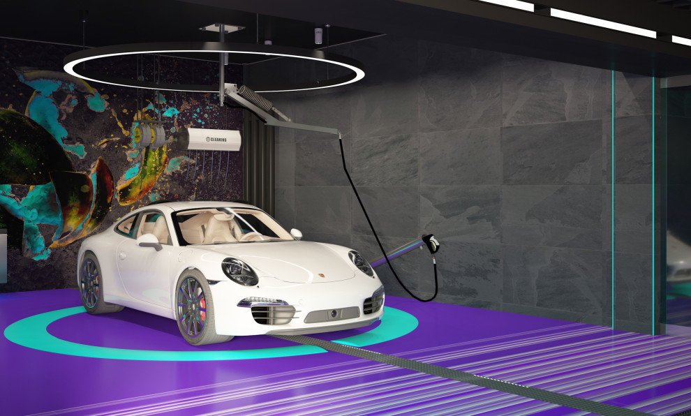 Обложка проекта: Дизайн проект авторского интерьера Детейлинг Центра