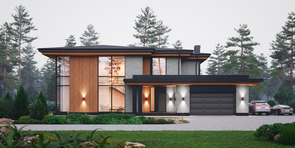 Обложка проекта: Дом с бассейном М446