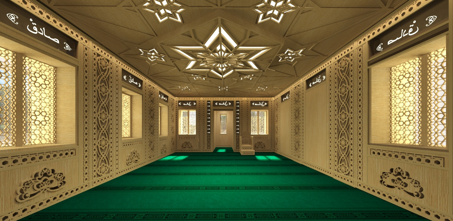 Обложка проекта: Мечеть, общественное пространство