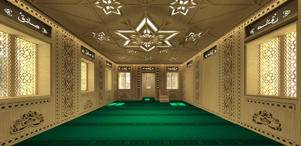 Обложка проекта: Мечеть, общественное пространство