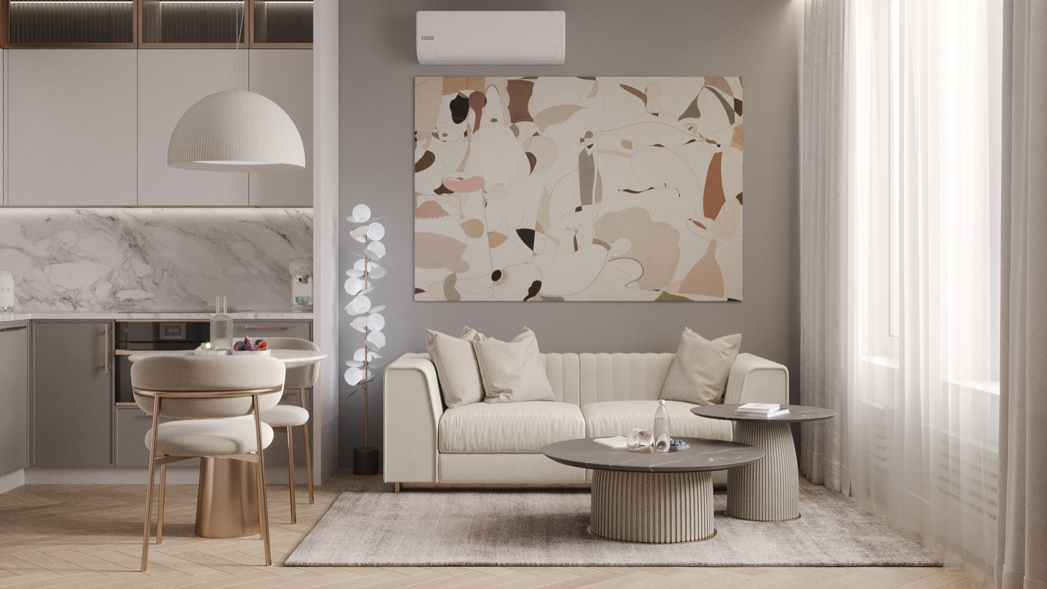 Обложка проекта: Квартира в ЖК "Русский Дом"