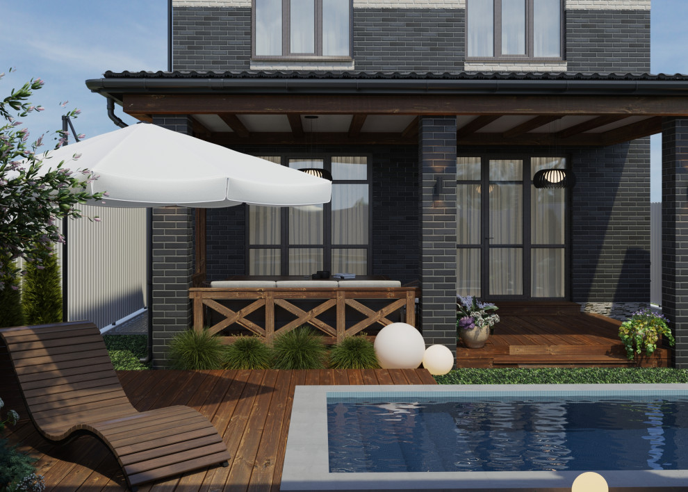 Задний двор частного дома, г. Ростов-на-Дону, ул. Осипенко