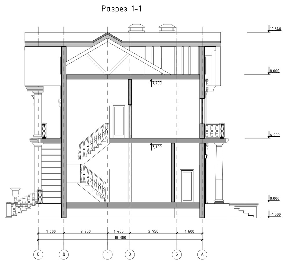 Жилой дом в классическом стиле