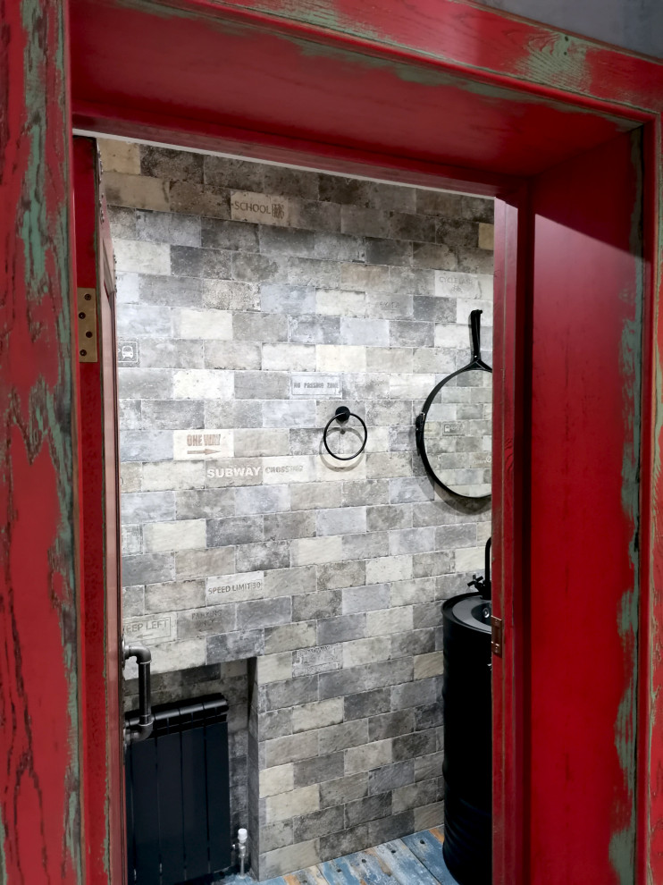 САНУЗЕЛ В СТИЛЕ "ЛОФТ"