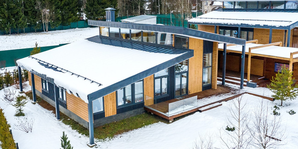 Загородные жилые коттеджи в стиле Шале