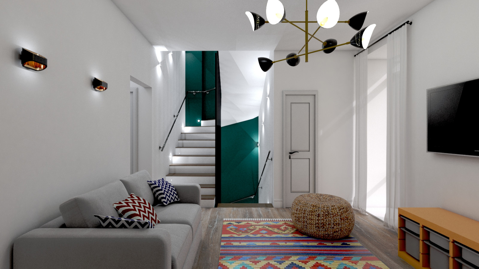 Таунхаус в 3 этажа