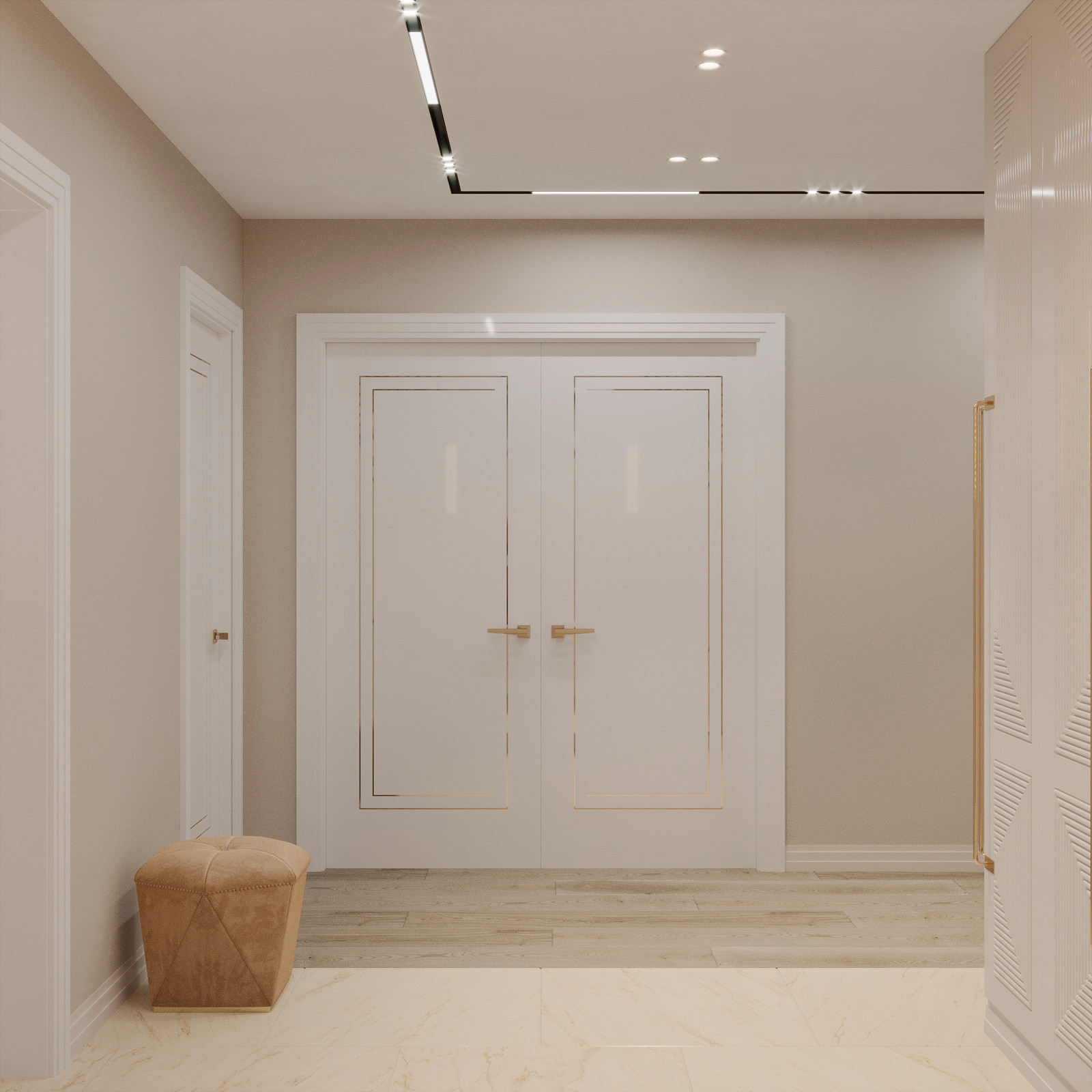 ДИЗАЙН ИНТЕРЬЕРА КВАРТИРЫ В ЖК КАМЕЛОТ, 120 КВ.М