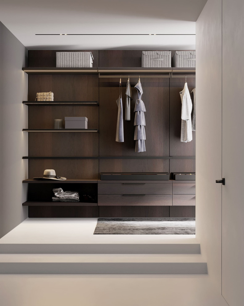 Открытая навесная гардеробная MONOFORM