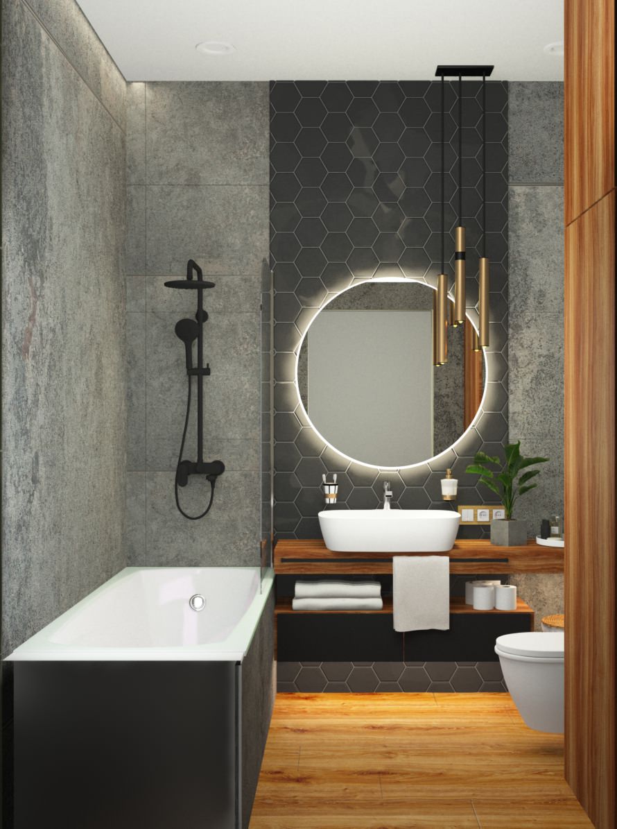 Обложка проекта: Санузел ЖК "Ньютон"