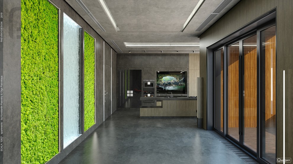 Обложка проекта: Гостинная в коттедже