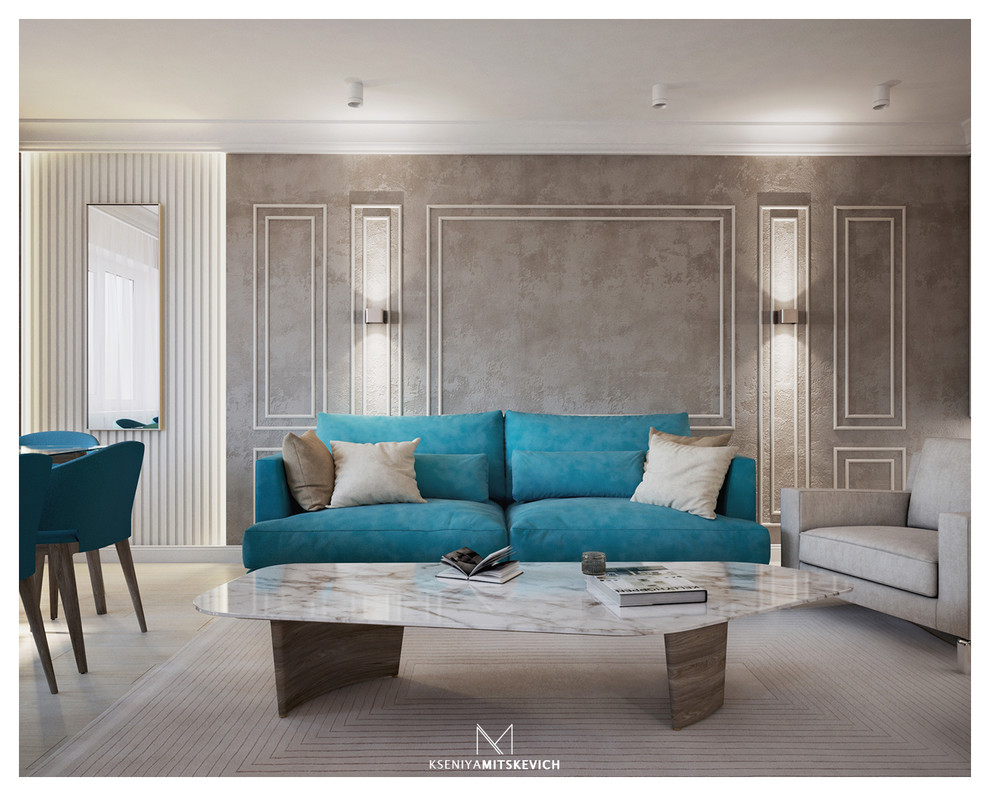 Дизайн квартиры в Минске. Современная классика