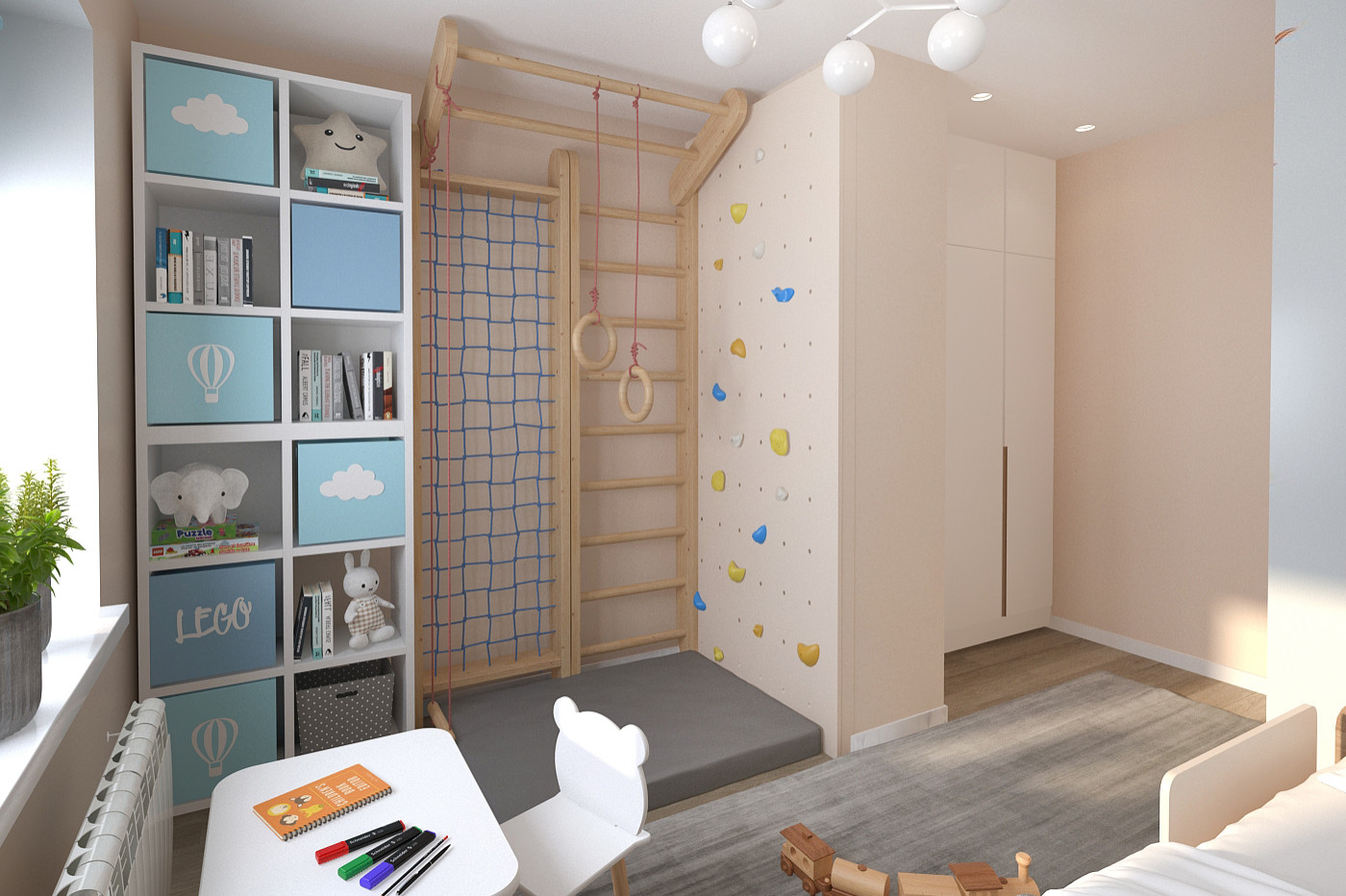 Квартира для молодой семьи в скандинавском стиле