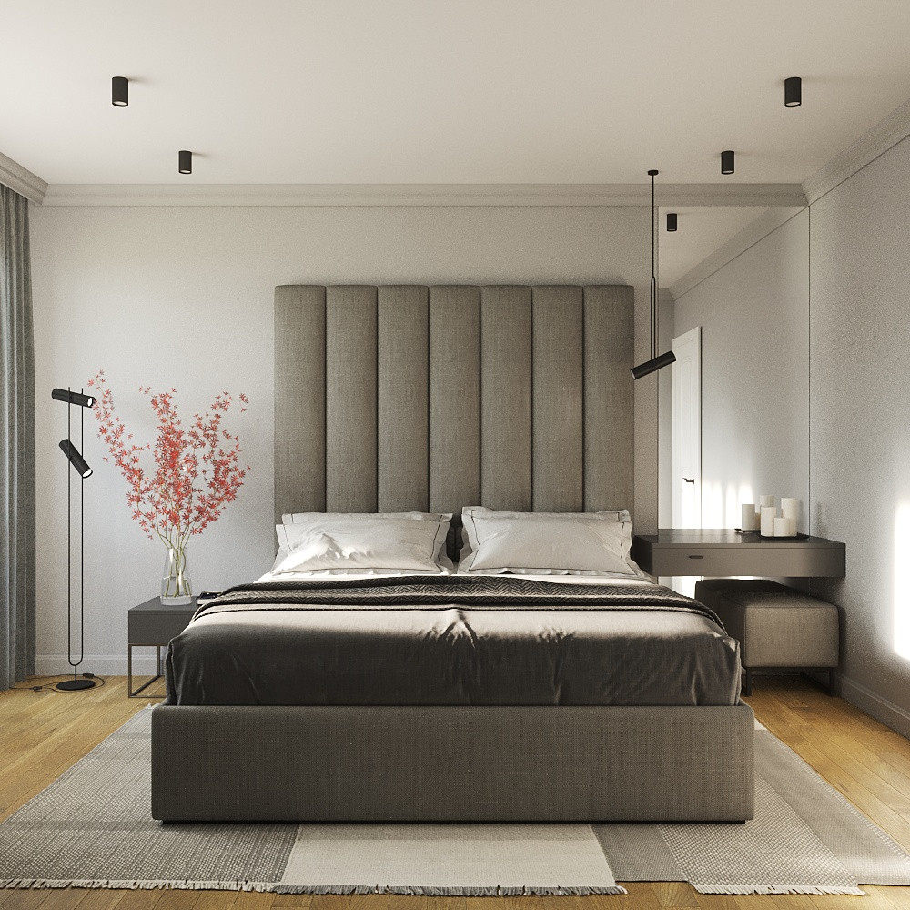 Обложка проекта: Комната в серых тонах