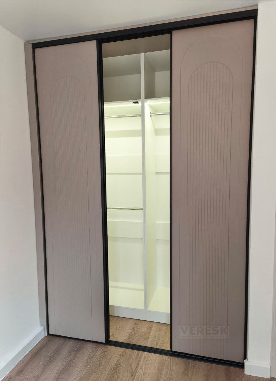 Гардеробные с подсветкой