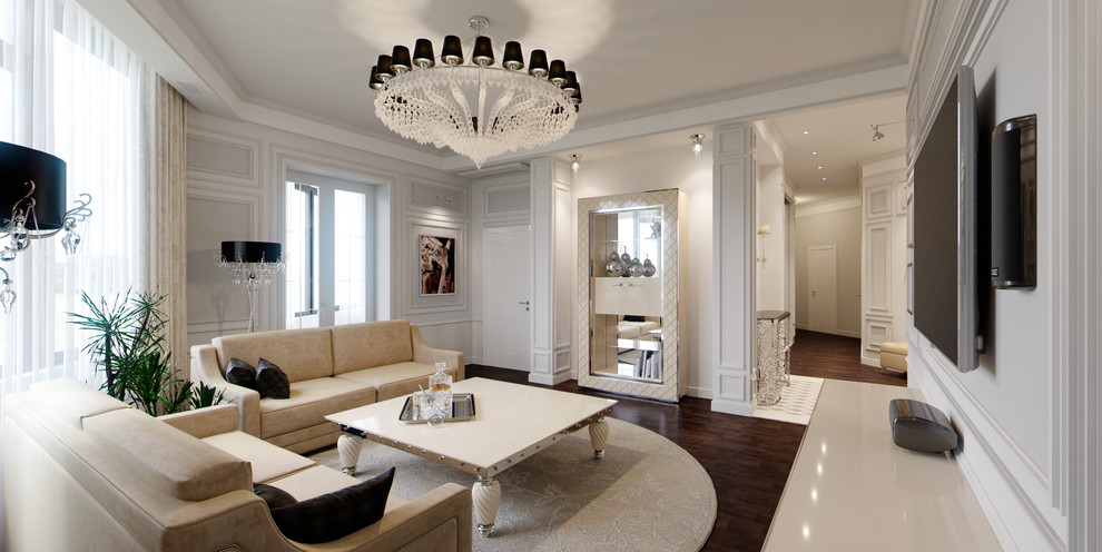 Обложка проекта: Дизайн проект квартиры для молодой творческой семьи художников