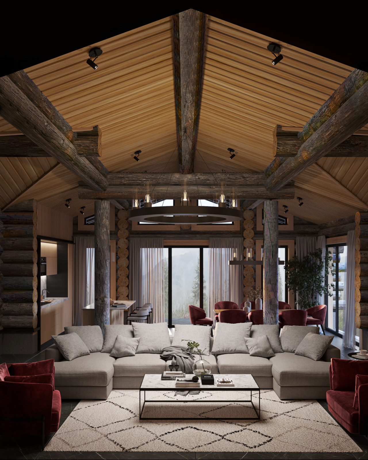 Обложка проекта: Шале интерьер