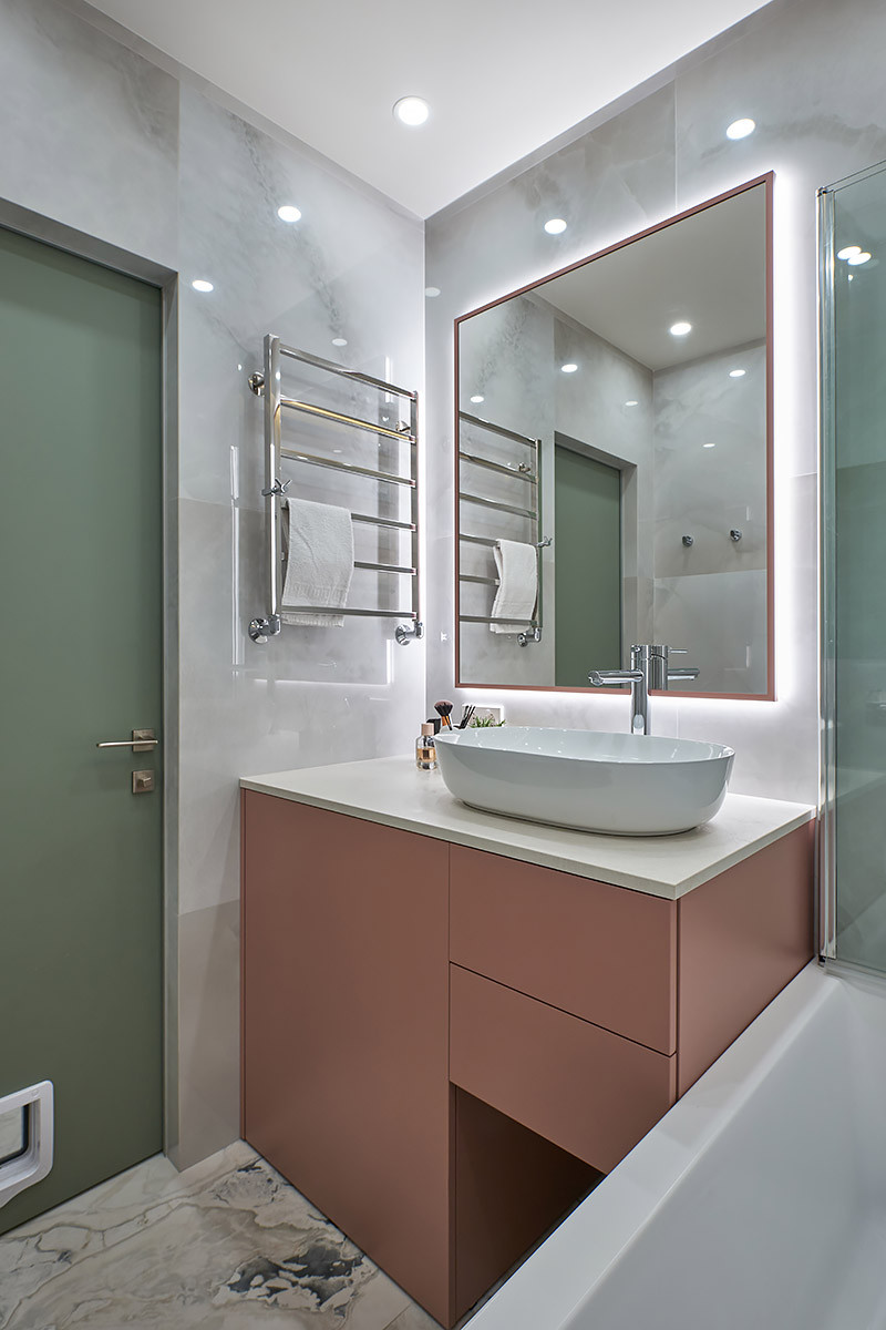 Квартира с необычной кухней, ЖК «Маяк Минска»