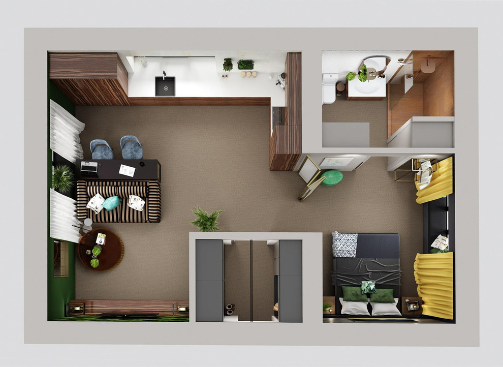 Обложка проекта: концепция загородного гостевого дома