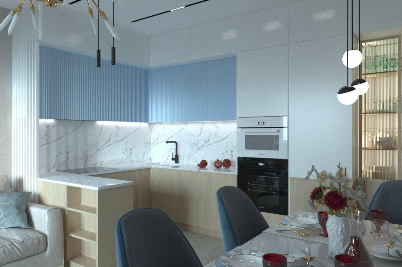 Дизайн проект ЖК Сетунь 72м ²