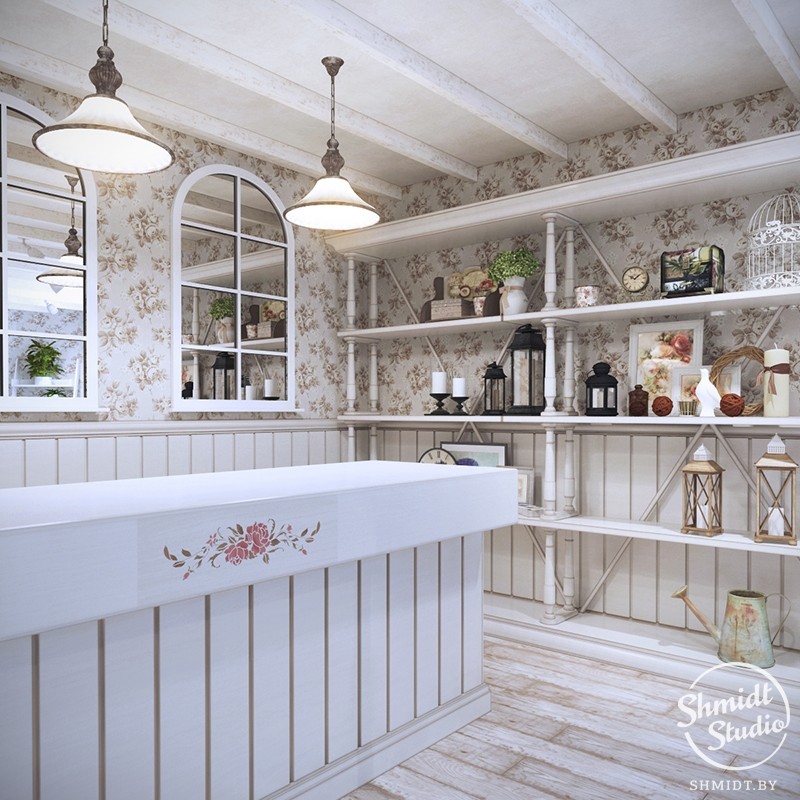 Проект цветочного магазина ArtFlora в Минске, 80 м.кв.