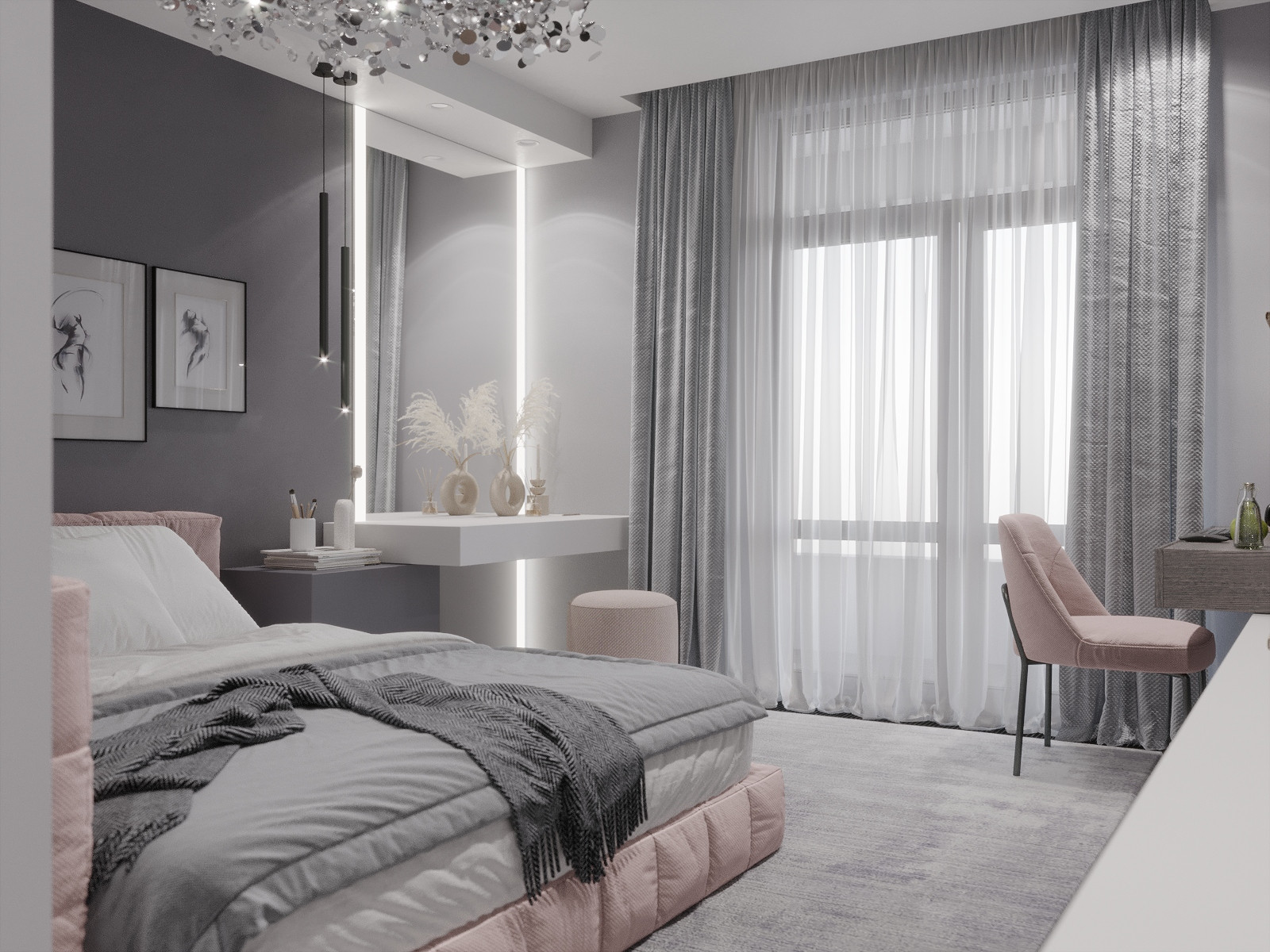 Дизайн квартиры 86 кв.м. в ЖК «L Club»